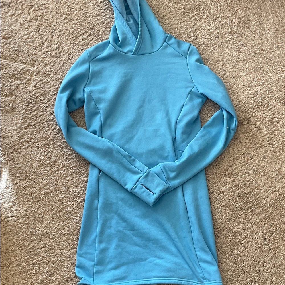 Women's Blue Hooded Sweater